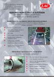 Reconstructions of furnaces and dryers